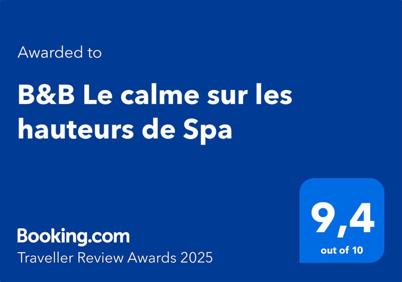 B&B Le calme sur les hauteurs de Spa Tiege Extérieur photo